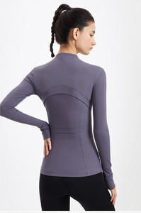 Novedad 2025: Tops y Chaquetas Deportivos de Yoga para Mujer, Ajustados, Delgados, de Alta Calidad, Venta al por Mayor, con Característica Sin Costuras - Product Image 5