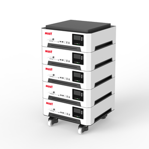 بطاريات ليثيوم MUST LP19-48300:15360Wh بجهد 51.2 فولت عالية السعة مع ميزات ذكية لتخزين الطاقة القابلة للتوسع - Product Image 2