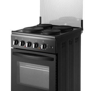 4구 전기 60L 오븐 블랙 업라이트형 이중 가열 튜브 4개 가열판 손잡이 포함 전기 오븐 - Product Image 2