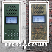 Appât sonore pour oiseaux avec fonction de répulsion et d'appel, haut-parleur intégré 35W, écologique, pour attirer les oiseaux