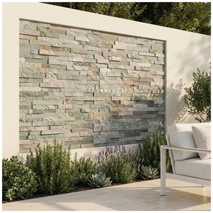Revêtement mural en <span class=keywords><strong>ardoise</strong></span> naturelle à prix d'usine, <span class=keywords><strong>pierre</strong></span> de culture décorative en forme de Z pour panneaux muraux intérieurs et extérieurs - Product Image 3