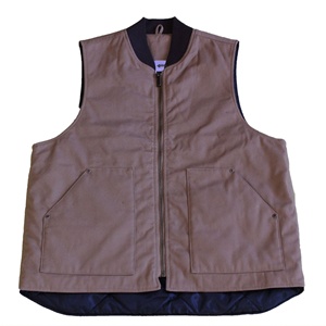 Gilet en toile pour hommes avec logo personnalisé gilet et gilet en pur coton pour tenue décontractée gilet en coton de pêche pour hommes vêtements - Product Image 1