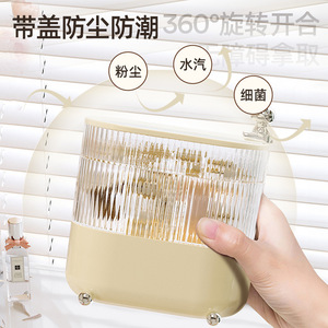 <b>Rotating</b> Jewelry Storage Box With Compartments For <b>Desk</b> Cosmetic And Accessory Organization - Product Image 3