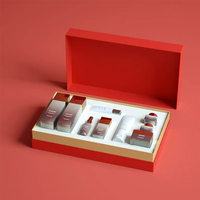 Boîte en papier rigide de luxe à couvercle et base imprimés sur mesure, recyclable, en deux parties, pour emballage cadeau avec logo