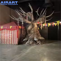 Arbre gonflable géant personnalisé, arbre hanté effrayant gonflable pour les événements d'Halloween, décoration de fête