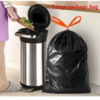 Sacs poubelles à soufflets latéraux extra-larges personnalisés, multicolores, compostables, avec impression en héliogravure pour supermarchés
