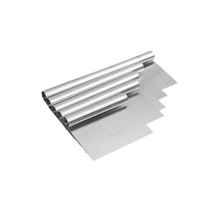 أداة تقطيع وعجين من الفولاذ المقاوم للصدأ للمطبخ مقاس 12*15 سم، مكشطة معجنات مع مقياس قياس لملحقات المطبخ - Product Image 6