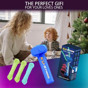 Electric <b>Lights</b> Rope Propeller <b>String</b> Shooter Ow Dark Loop Lasso Stress Relief Launcher Christmas Hot Selling Factory Price - Product Image 4