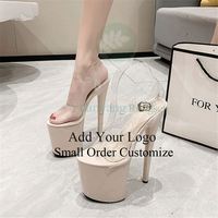 Super High Heels Platform Sandals Women Pole Dance Shoes Nightclub Lady Shoe