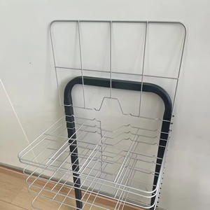 Metal Art Paper Painting Calligraphy Dry <strong>Rack</strong> Foldable Lasagna <strong>Storage</strong> Turnover Shelf Standing Type for Silk-Screen Printing - Product Image 2