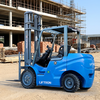 Forklift Elektrik Counterbalance Liftron Seri DE 3.5 Ton CPD35 untuk Peralatan Perawatan Lithium, Indoor/Outdoor