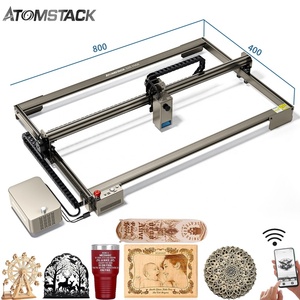 Atomstack S20 Max 130 Wát với không khí hỗ trợ chuỗi xe tăng 800*400 mét CNC Máy kim loại khắc laser khắc gỗ Máy cắt - Product Image 1