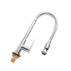 CYEN Kitchen <strong>Faucet</strong> with Pull Down <strong>Sprayer</strong> Pull Out Spring Sink <strong>Faucets</strong> Dual Function for Farmhouse Camper Laundry <strong>Utility</strong> - Product Image 1