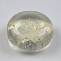 Savon de beauté à l'acide aminé et feuille d'or 24K, OEM ODM Marque Privée, Barre Nettoyante Transparente Éclaircissante pour le Visage et le Corps, Soin Quotidien de la Peau