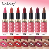Rouge à lèvres mat effet diamant, hydratant longue tenue anti-transfert, maquillage des lèvres naturel 3D waterproof