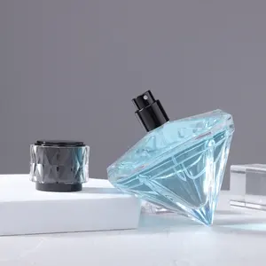 15毫升独特形状豪华玻璃香水瓶油瓶玻璃可再填充香水包装，带定制标签和标志