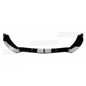 3 pièces pour Mercedes Benz Classe C W205 C300 C160 C200 C350e C260 AMG 2015-2018, spoiler de pare-chocs avant, style carbone - Product Image 4