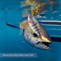 Leurres de pêche au bar très réalistes leurres de basse appâts de natation multi-articulés appâts durs réalistes appâts de pêche à la truite perche leurre de thon
