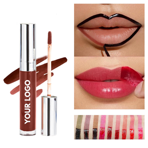 Delineador de labios mate de larga duración MLM, brillo de labios líquido a prueba de agua, vegano, cruelty-free, sedoso, no transferible, belleza limpia. - Product Image 3