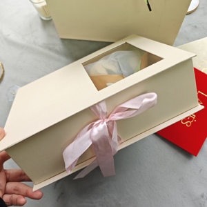 Caja de Regalo con Tarjetas de Agradecimiento Personalizadas con Aroma <span class=keywords><strong>y</strong></span> Terciopelo, Caja Vacía con Mensaje Personalizado, Caja para Empaque de Bodas <span class=keywords><strong>y</strong></span> Fiestas - Product Image 5