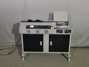 Máquina Encuadernadora de <span class=keywords><strong>Libros</strong></span> Automática de Alta Velocidad, 280 Piezas por Hora, Encuadernación con Pegamento Inalámbrico, A4, Grosor Máximo de 6 cm, Equipo de Encuadernación con Pegamento Termofusible - Product Image 3