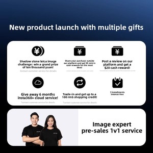 กล้องถ่ายภาพพาโนรามา <span class=keywords><strong>YI</strong></span> Insta360 X5 8K สำหรับกีฬา ถ่ายวิดีโอ 360 องศา VR ปั่นจักรยาน ดำน้ำ บันทึกภาพ ป้องกันการสั่นไหว - Product Image 2