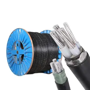 Cable line YJLV-0.6/1KV square aluminum cable 4 cores 35mm 75mm 90mm aluminium wire cable