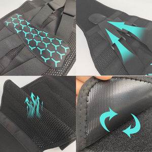 YOUJIE OEM sport Healthcare traspirante regolabile compressione lombare inferiore trazione vita supporto tutore per la schiena con 7 soggiorni - Product Image 5