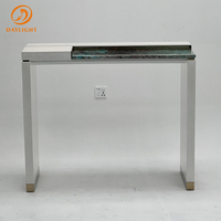 Meubles de salon table console en bois tables consoles modernes table console en métal marbré