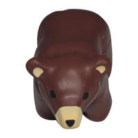 Juguete Sensorial de Oso Pardo de Material PU de Alta Resistencia para Niños de 3 a 6 Años, Venta Directa de Fábrica, Independiente