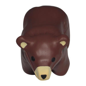 Jouet sensoriel à presser en PU haute résilience, ours brun mignon, pour enfants de 3 à 6 ans, vente directe d'usine, indépendant - Product Image 4