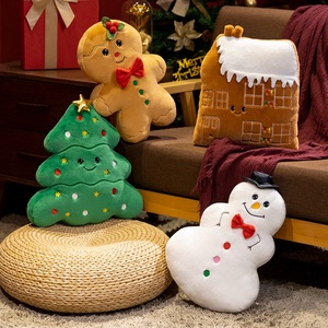 Vente en gros d'usine : Peluche de Noël au design de dessin animé, jouet personnalisé, coussin décoratif promotionnel pour fêtes, maison et décoration de Noël - Product Image 2