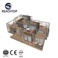 Plans de maisons préfabriquées économiques à 3 chambres personnalisées et faciles à assembler