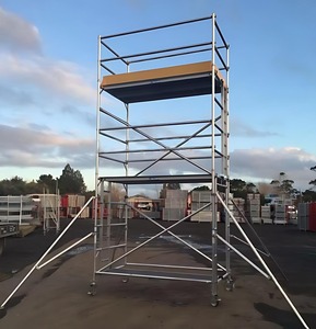 Hot Selling Aluminum Mobile <strong>Scaffolding</strong> Mobile Multi-function Working Platform Aluminum Ladder <strong>Scaffolding</strong> - Product Image 6