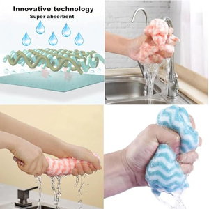 Paño de Cocina de Microfibra Super Absorbente, Paño de Limpieza para el Hogar de Felpa de Coral Catiónica, Paños Secos para Cocina - Product Image 4
