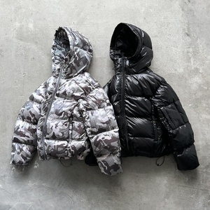 Vestes matelassées personnalisées OEM de haute qualité, vêtements d'hiver légers, veste matelassée camouflage, coupe-vent pour l'extérieur, vestes en duvet pour hommes - Product Image 1