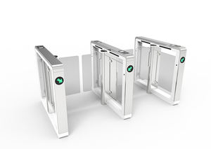 Tourniquet de porte à grande vitesse de contrôle d'entrée d'immeuble de bureaux de barrière d'oscillation de l'acier inoxydable 304 - Product Image 3