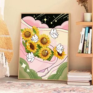 Kit di Pittura a Olio Digitale con Coniglietto per Bambini, Set Fai-<span class=keywords><strong>da</strong></span>-Te per Decorazione Casa - Product Image 2