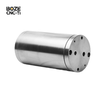 OEM ODM Wadah Kedap Air Laut Dalam dari Paduan Titanium, Dibuat dengan Mesin CNC, untuk Sensor Bawah Laut ROV AUV, Tabung Penyegel