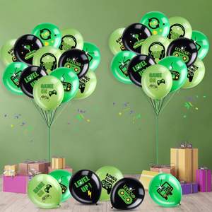 Ensemble de ballons en latex verts de 12 pouces sur le <span class=keywords><strong>thème</strong></span> des <span class=keywords><strong>jeux</strong></span>, décorations de fête de <span class=keywords><strong>jeux</strong></span> <span class=keywords><strong>vidéo</strong></span> pour <span class=keywords><strong>anniversaire</strong></span>, Noël, Saint-Valentin - Product Image 6