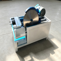Machine de découpe de bois entièrement automatique à composants moteur de pointe, pour le broyage efficace des bûches, petite scie circulaire de table
