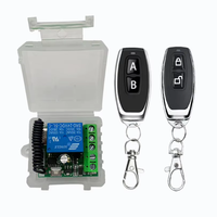 Interrupteur à télécommande sans fil 5V-24V DC, contrôle électrique RF longue portée pour porte de garage, armoire, accès