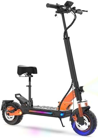 e3s avec siège noir et orange