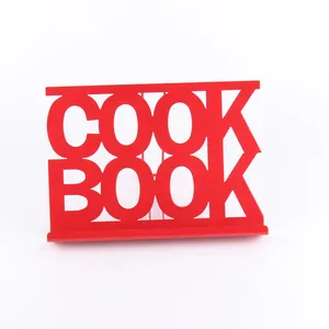 Decoratieve Receptenboek Stand Opvouwbare Cook Book Stand Houder Voor Keuken Teller En Lezen Handen Gratis