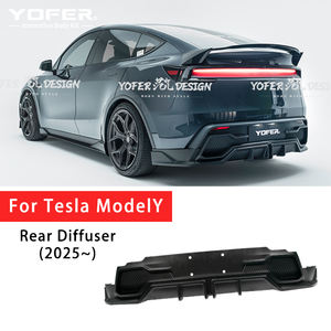 Para Juniper 2025 Auto <span class=keywords><strong>Universal</strong></span> modificado parachoques trasero divisor <span class=keywords><strong>difusor</strong></span> labio cuerpo Kit parachoques de coche para Tesla modelo Y Juniper - Product Image 2