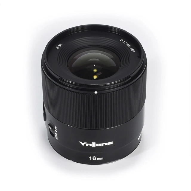 New YONGNUO YN16mm F1.8S DA DSM Camera Lenses 16MM Large Aperture Wide Angel Prime Lens for Sony E Mount, APS-C