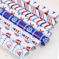 Prêt Stock Galaxy Imprimer Papier D'emballage Espace Thème Emballage Cadeau Artisanat