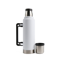 Set Botol Air Stainless Steel All-in-One Outdoor Camping Mate 47oz+9oz+28oz+15oz 4PCS dengan Tutup dan Pegangan
