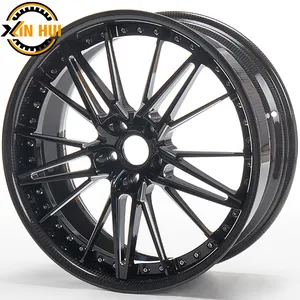 Wheel Rimフィット新車自動車部品生産ラインでサイズ19 × 8.5 20 × 8.5 20 × 9.5 20 × 10.5インチカーボンファイバーホイール