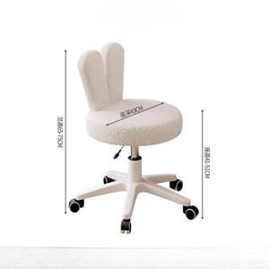 Elegante Silla Giratoria Portátil para Sala de Estar, Silla de Maquillaje para Uso Doméstico, Cómoda para Estar Sentado por Largos Periodos Sin Fatiga, para Exteriores - Product Image 4